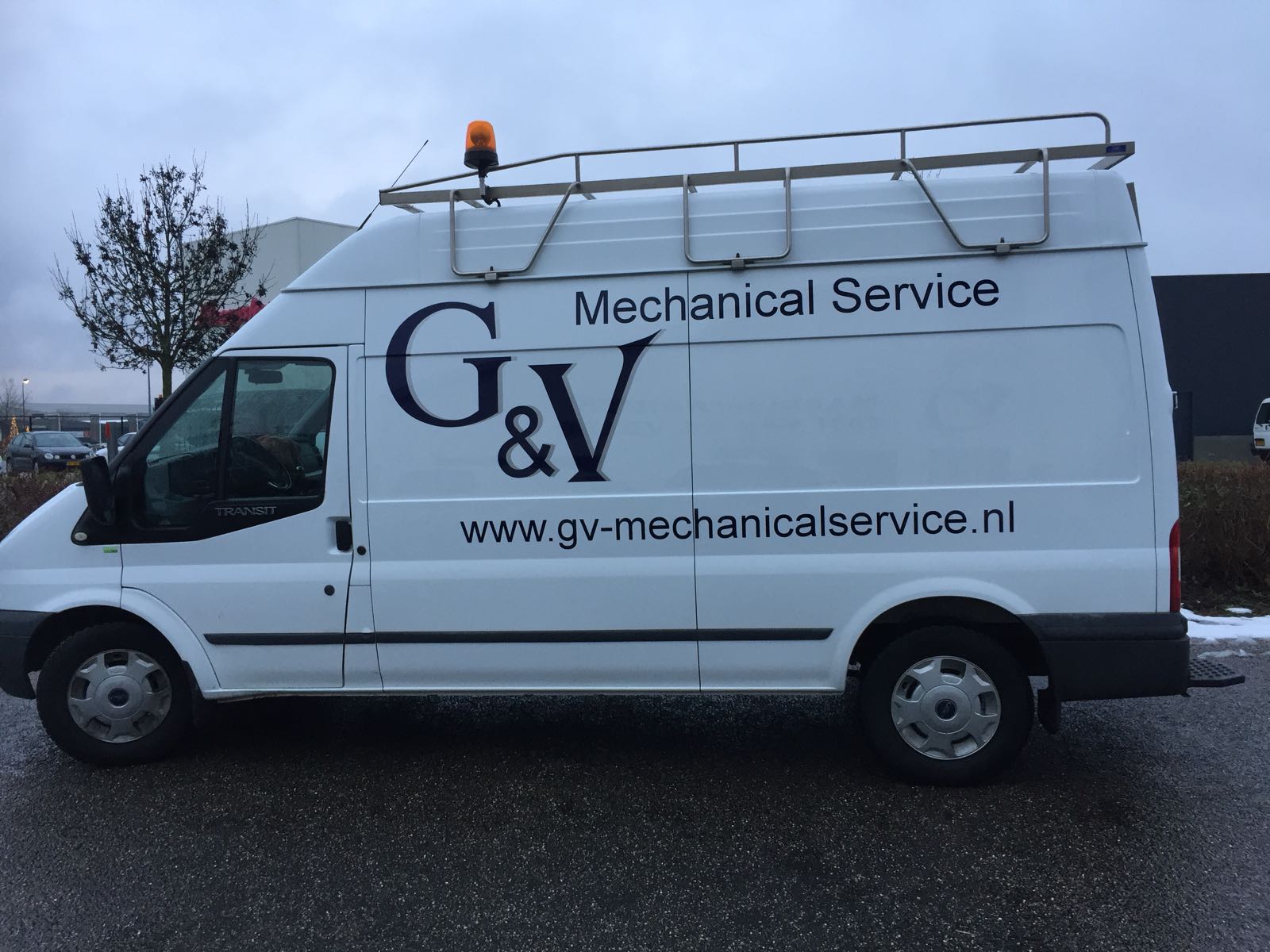Servicebus van G&V Mechanical Service